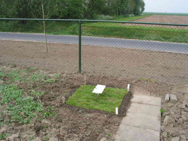 Opstelling grasminimum thermometer
